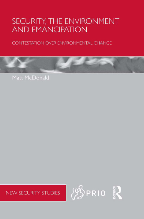 Cover image for book Security, the Environment and Emancipation