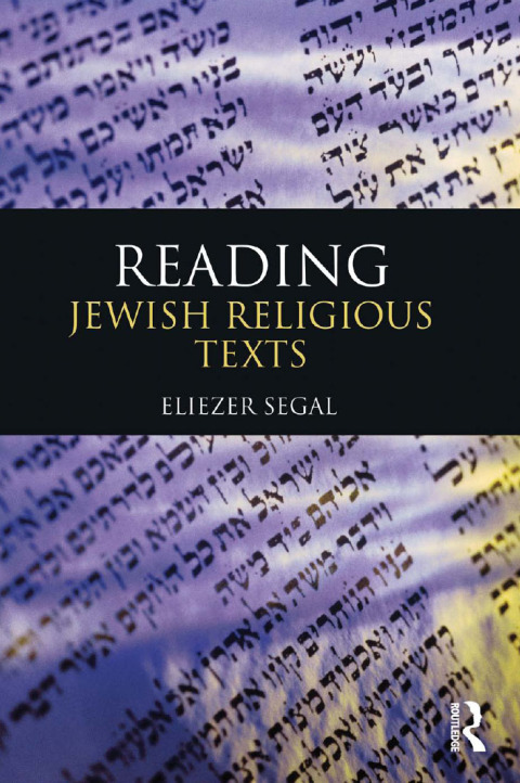 Cover image for book Reading Jewish Religious Texts