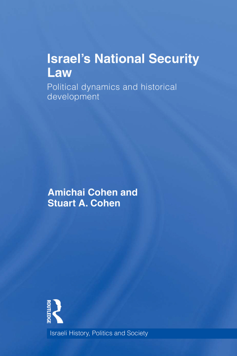 Cover image for book Israel's National Security Law