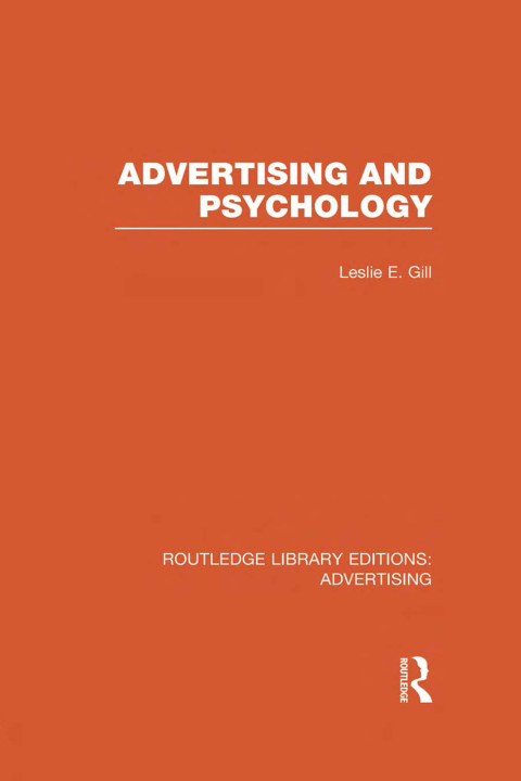 Cover image for book Advertising and Psychology (RLE Advertising)