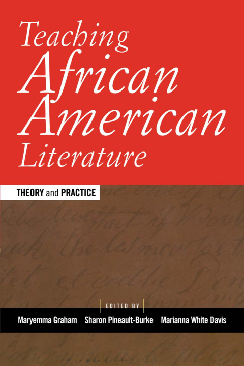 Cover image for book Teaching African American Literature