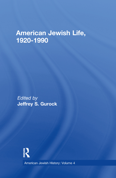 Cover image for book American Jewish Life, 1920-1990