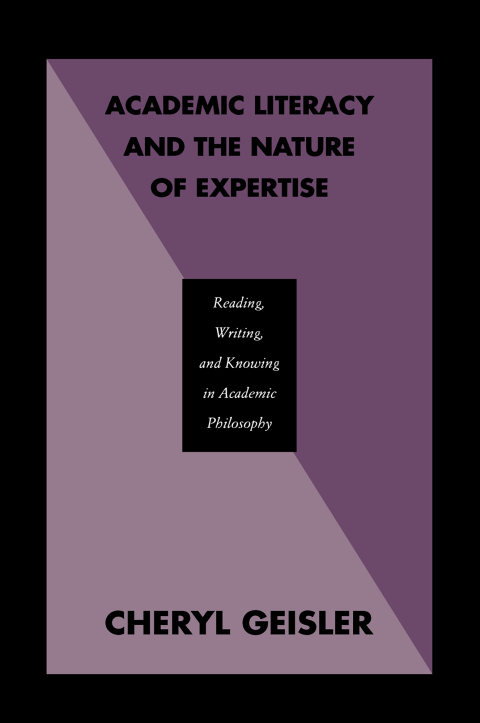 Cover image for book Academic Literacy and the Nature of Expertise