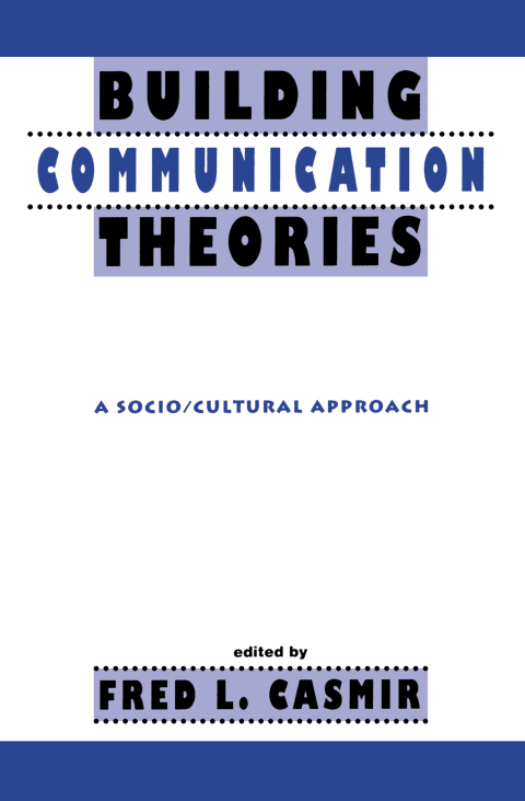 Cover image for book Building Communication Theories