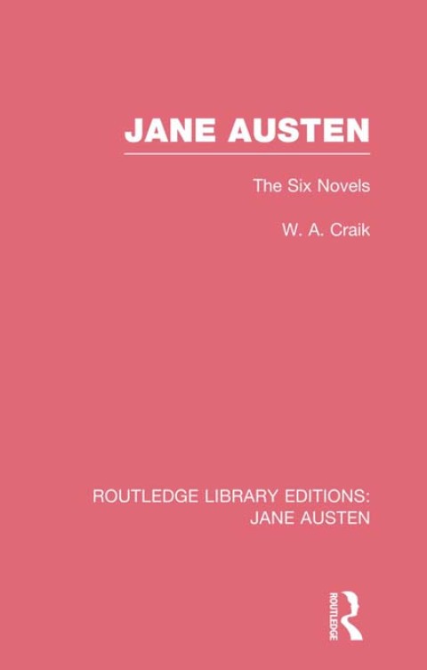 Cover image for book Jane Austen (RLE Jane Austen)