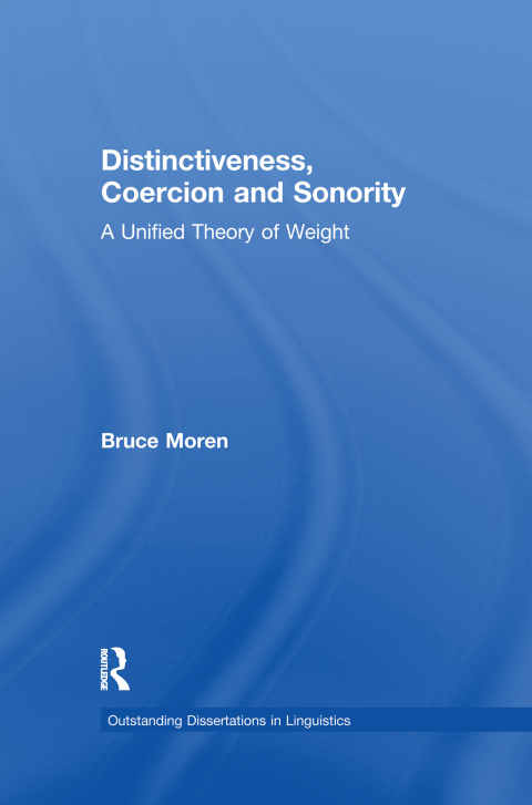 Cover image for book Distinctiveness, Coercion and Sonority