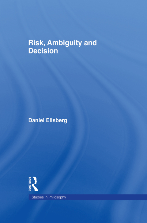 Cover image for book Risk, Ambiguity and Decision