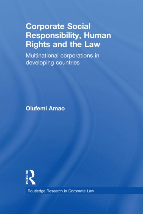 Cover image for book Corporate Social Responsibility, Human Rights and the Law