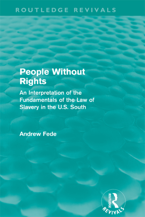 Cover image for book People Without Rights (Routledge Revivals)