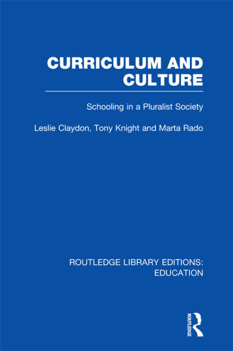 Cover image for book Curriculum and Culture (RLE: Education)