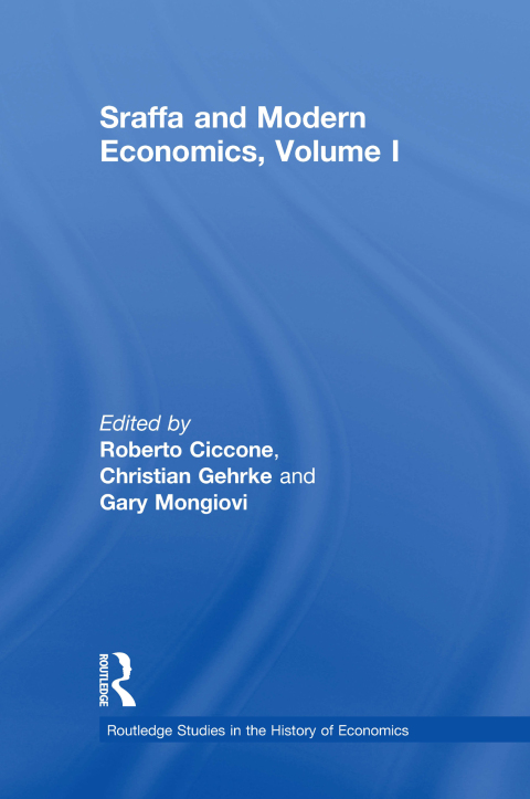 Cover image for book Sraffa and Modern Economics, Volume I