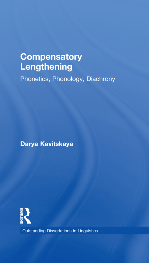 Cover image for book Compensatory Lengthening