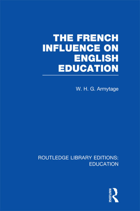 Cover image for book French Influence on English Education