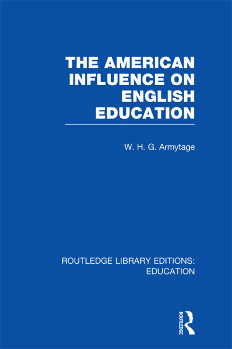 Cover image for book American Influence on English Education