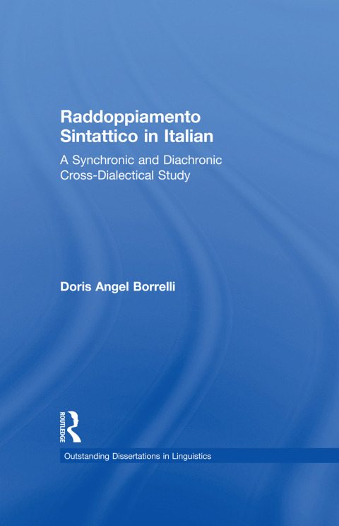 Cover image for book Raddoppiamento Sintattico in Italian