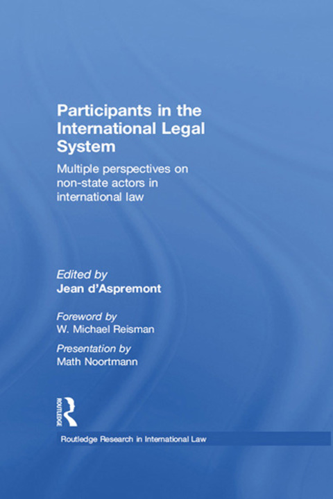 Cover image for book Participants in the International Legal System