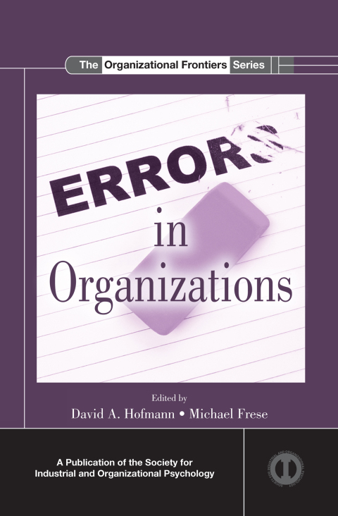 Cover image for book Errors in Organizations