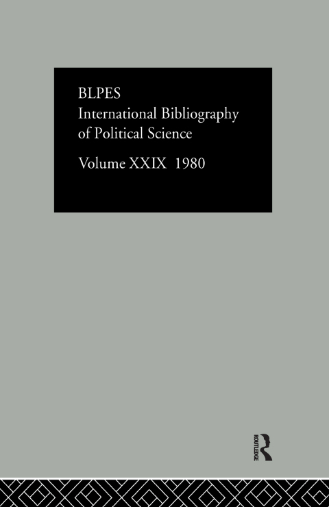 Ibss Poli Sci 29 1980 