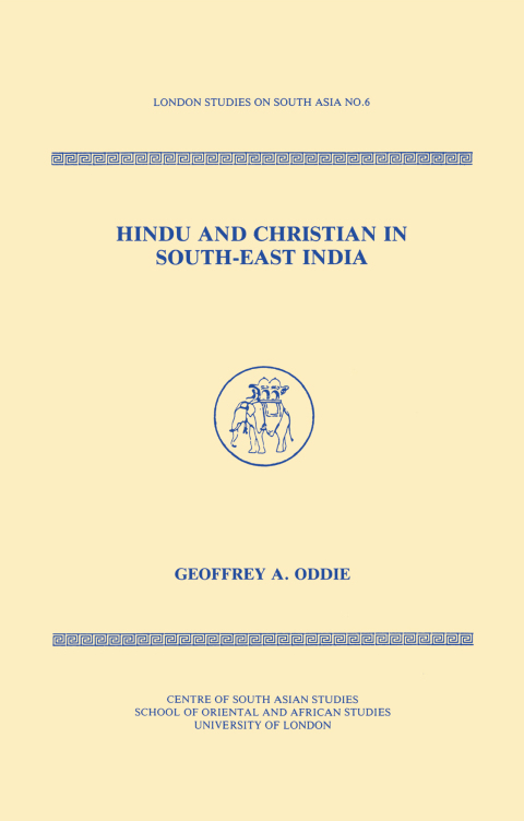 Cover image for book Hindu and Christian in South-East India