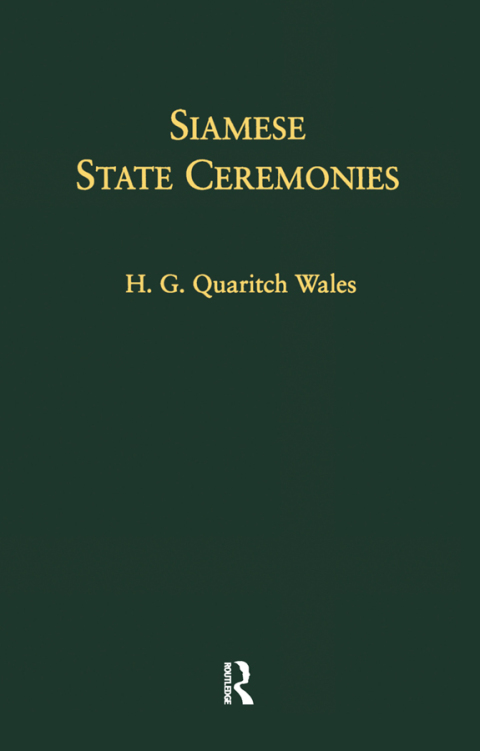 Cover image for book Siamese State Ceremonies