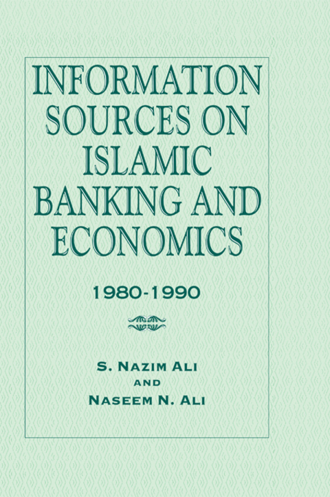 Cover image for book Information Sources on Islamic Banking and Economics