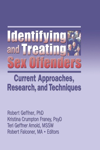 Identifying and Treating Sex Offenders