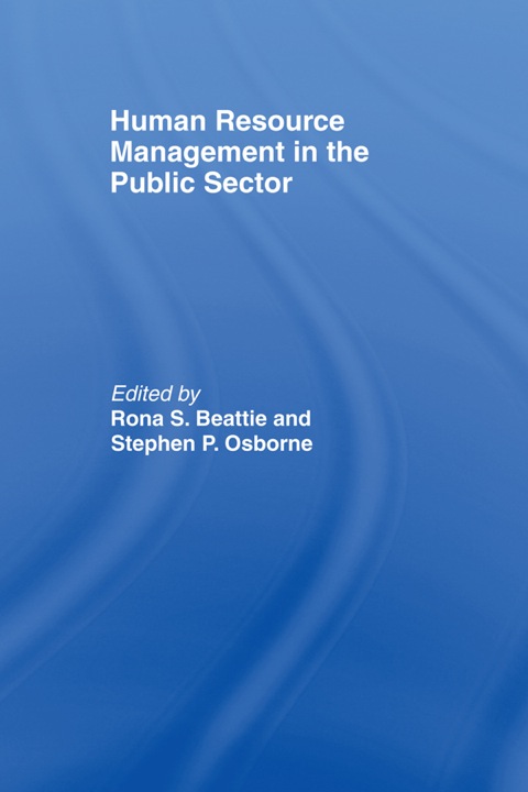 Cover image for book Human Resource Management in the Public Sector
