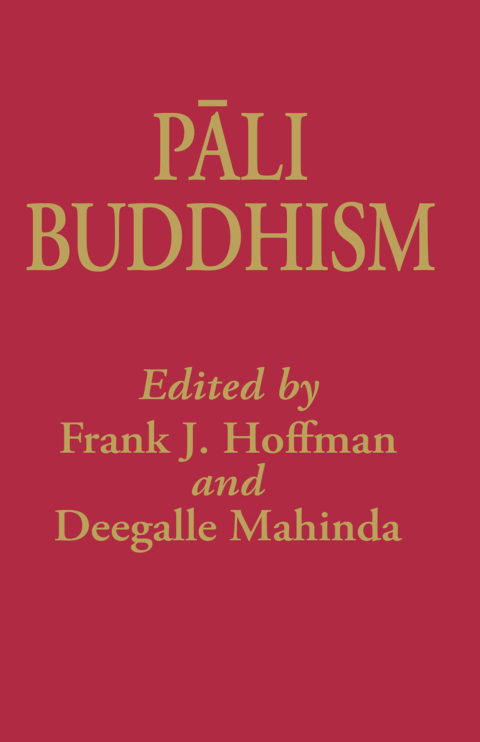 Cover image for book Pali Buddhism