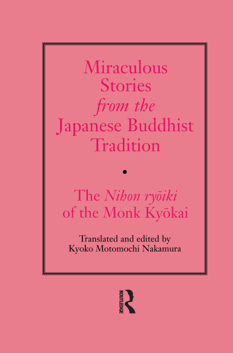 Cover image for book Miraculous Stories from the Japanese Buddhist Tradition