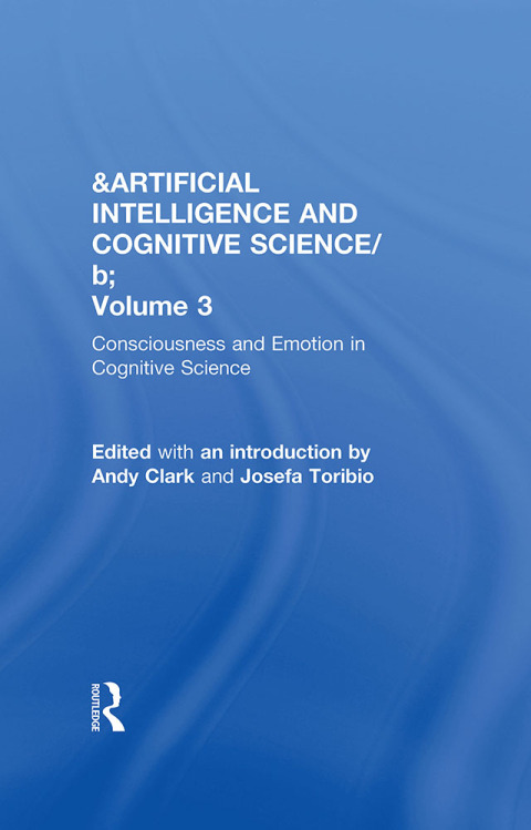 Cover image for book Consciousness and Emotion in Cognitive Science