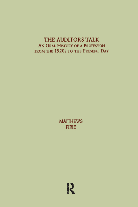 Cover image for book Auditor's Talk