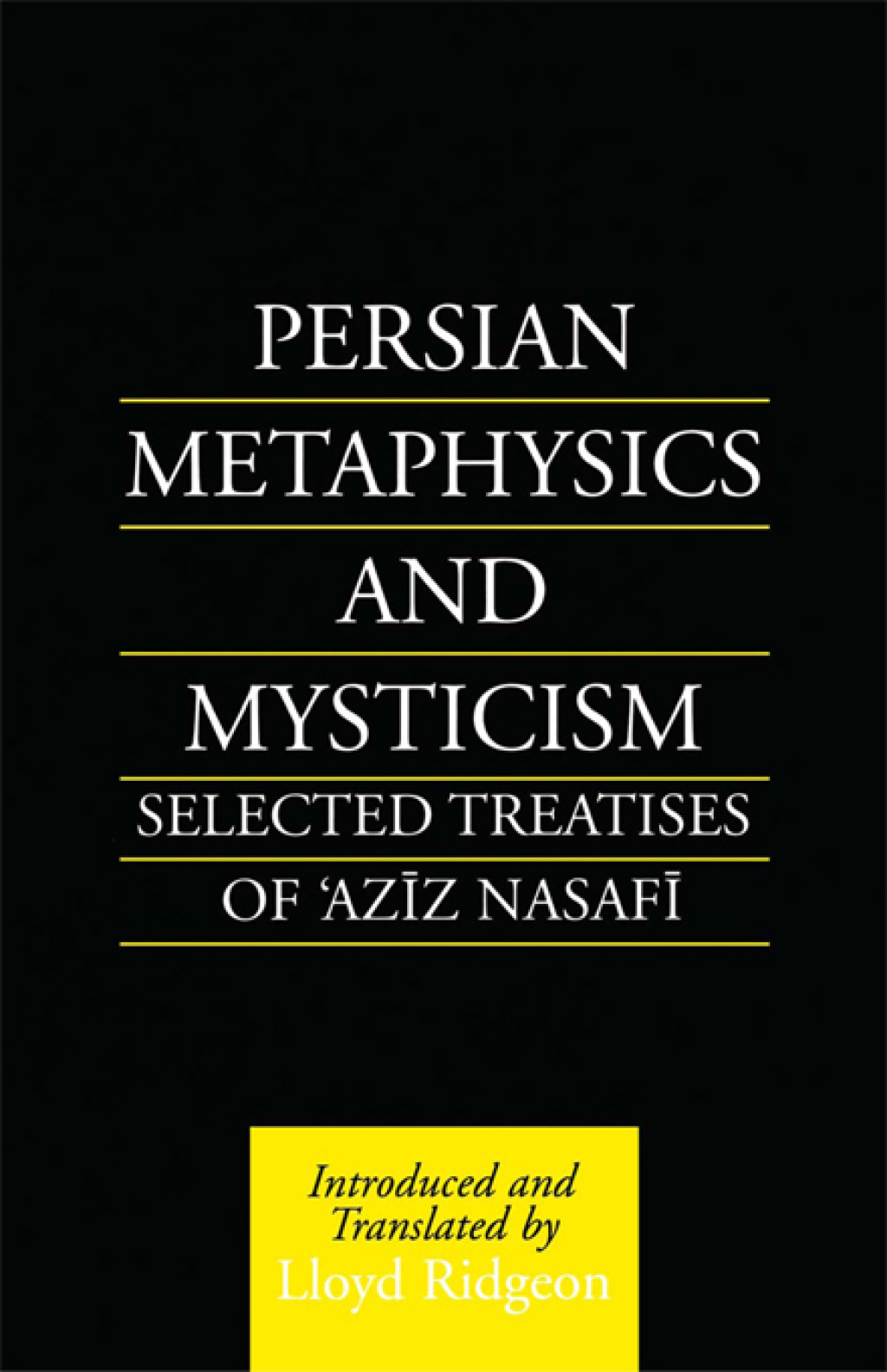 Persian Metaphysics and Mysticism - 1st Edition (eBook Rental)