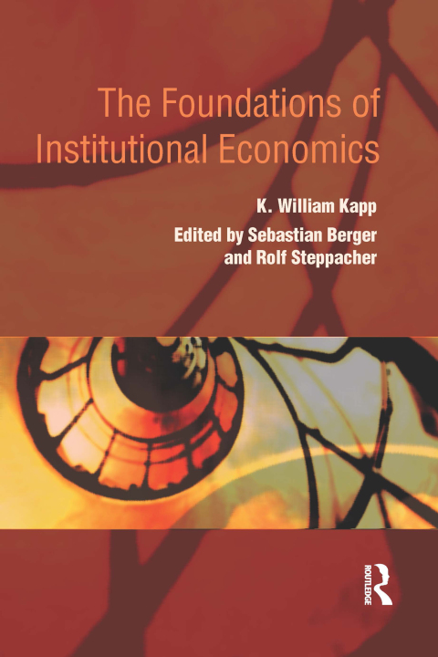 Cover image for book The Foundations of Institutional Economics