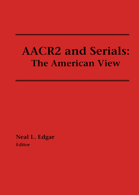Cover image for book AACR2 and Serials
