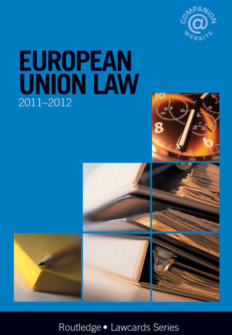 Cover image for book European Union Lawcards 2011-2012