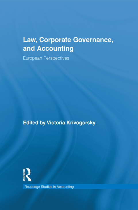 Cover image for book Law, Corporate Governance and Accounting