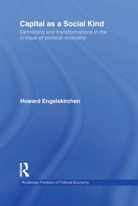 Cover image for book Capital as a Social Kind