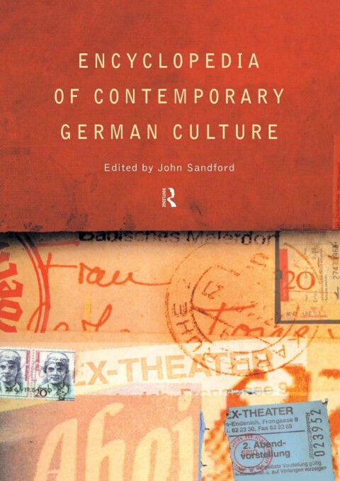 Cover image for book Encyclopedia of Contemporary German Culture