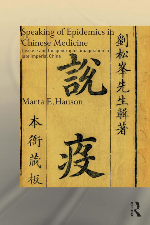 Cover image for book Speaking of Epidemics in Chinese Medicine