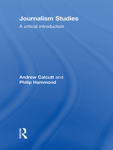 Cover image for book Journalism Studies
