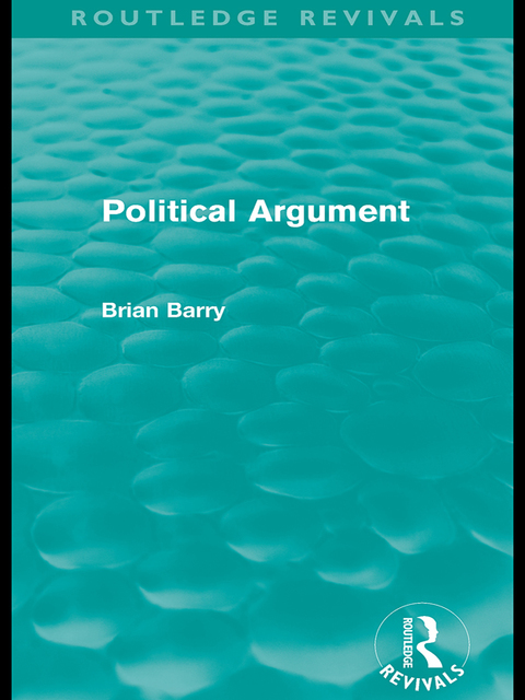 Cover image for book Political Argument (Routledge Revivals)