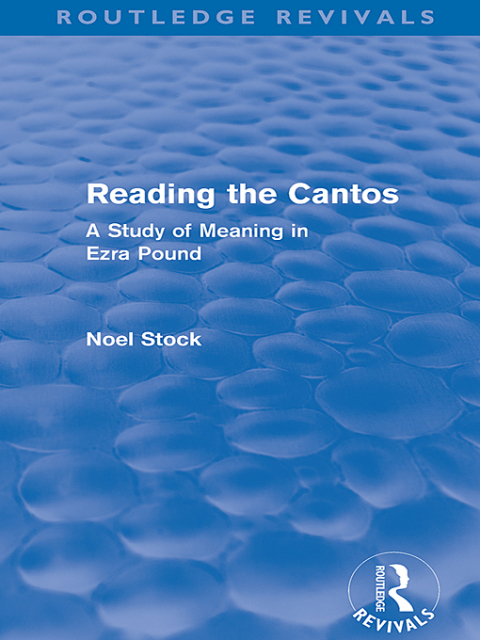Cover image for book Reading the Cantos (Routledge Revivals)