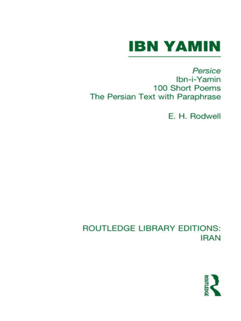 Cover image for book Ibn Yamin (RLE Iran B)