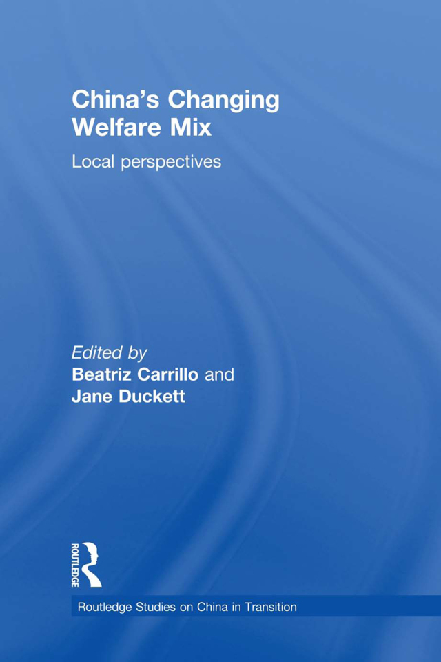 China's Changing Welfare Mix