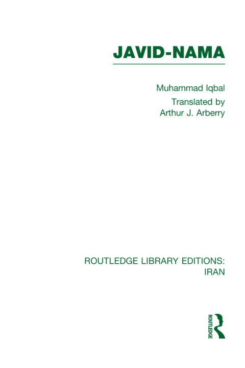 Cover image for book Javid-Nama (RLE Iran B)