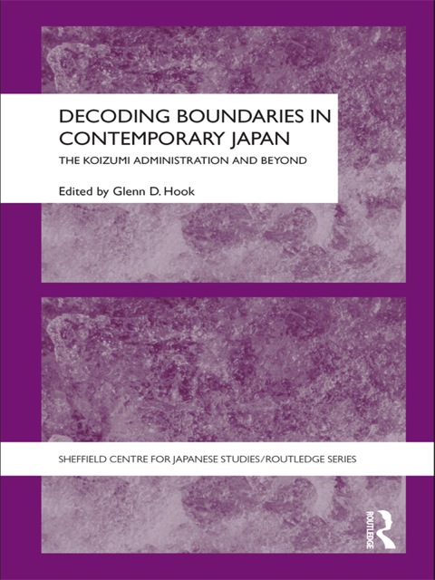 Decoding Boundaries in Contemporary Japan 