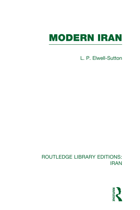 Cover image for book Modern Iran (RLE Iran A)