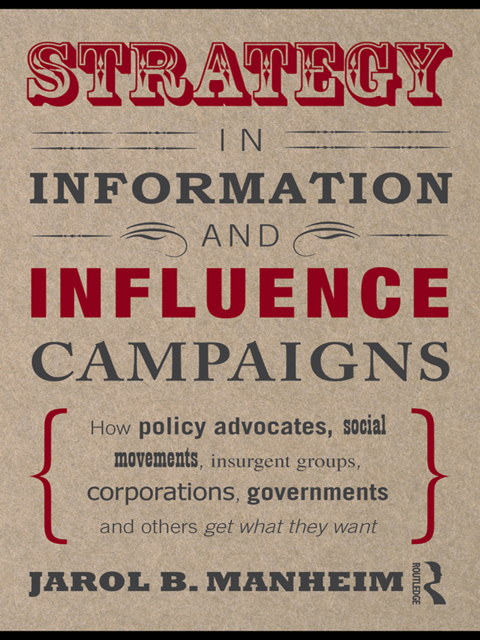 Cover image for book Strategy in Information and Influence Campaigns