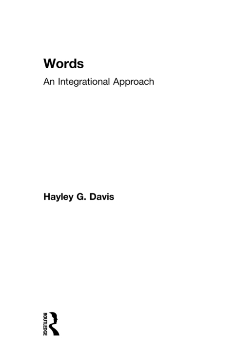 Cover image for book Words - An Integrational Approach