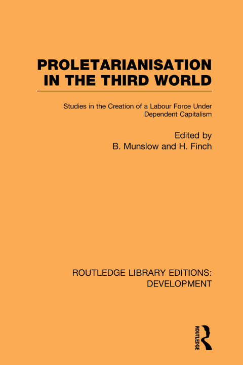 Cover image for book Proletarianisation in the Third World
